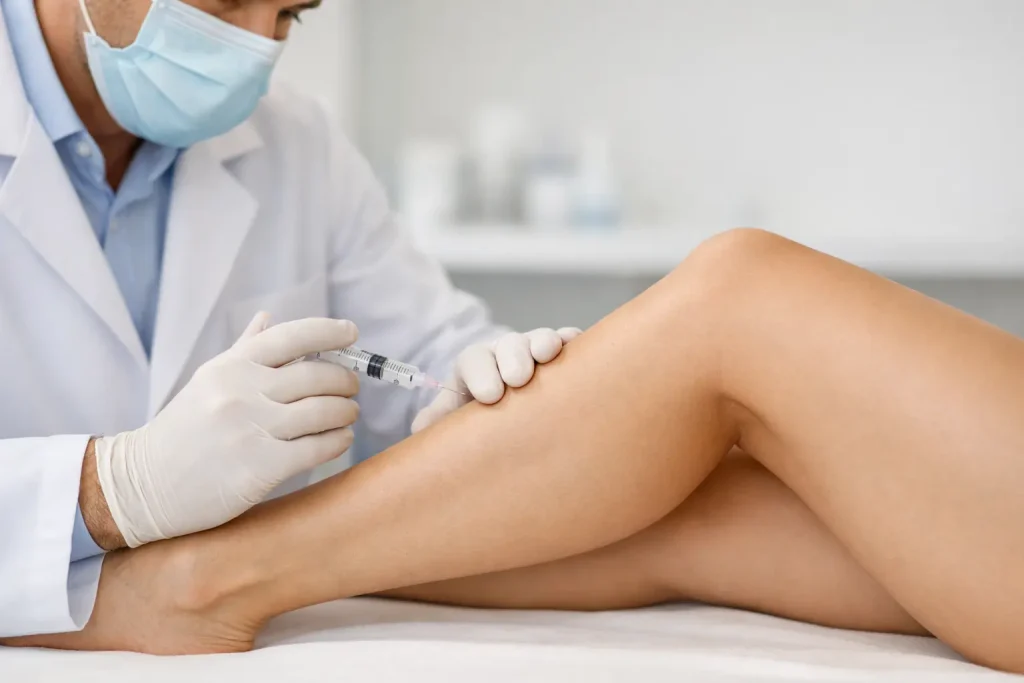 Tratamiento de flebología en pierna en Roma: clínica de medicina estética en Mar del Plata